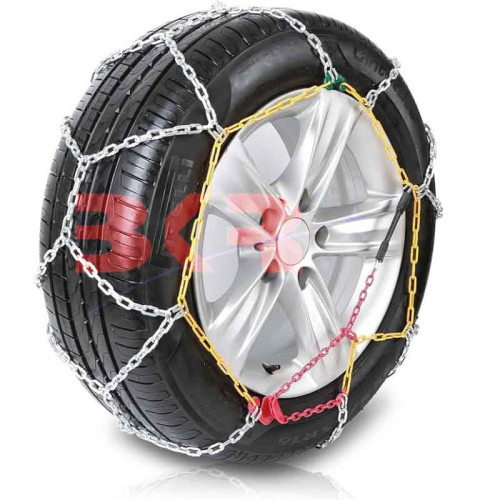 BKR® Snow Chain Carbon Steel 16mm for Fortuner, Thar Roxx, Thar 2024, Volvo XC-60, Scorpio N, Isuzu D-Max, Gurkha, Rubycon also for 16