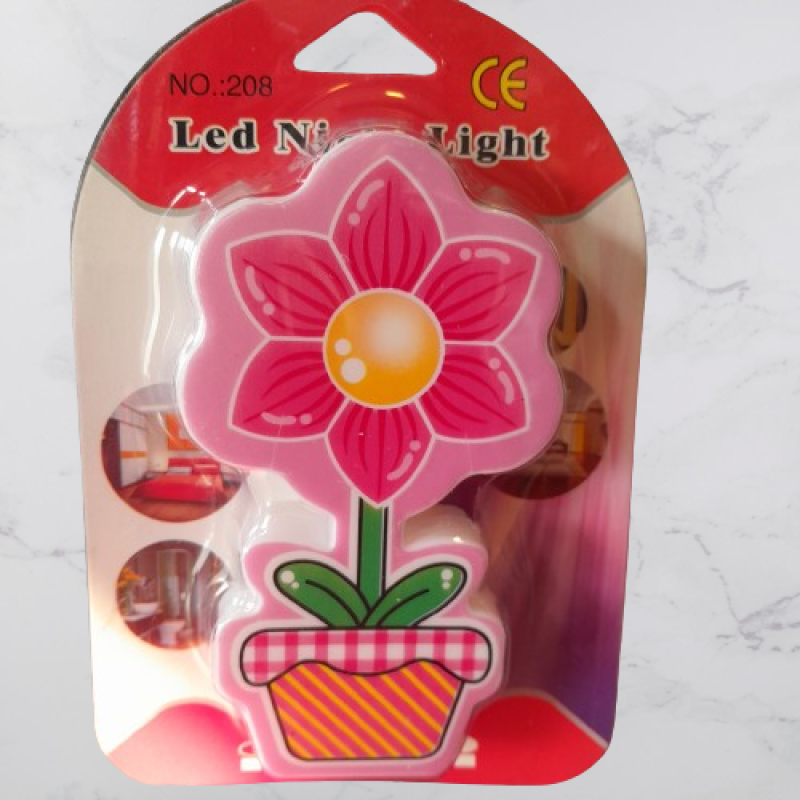BKR Flower LED Home Decoration Night Lamp-Pink