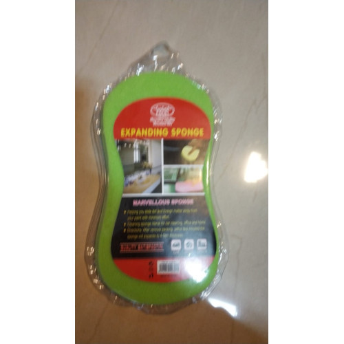 Cleaning Sponge Expandable -HM0182-Green
