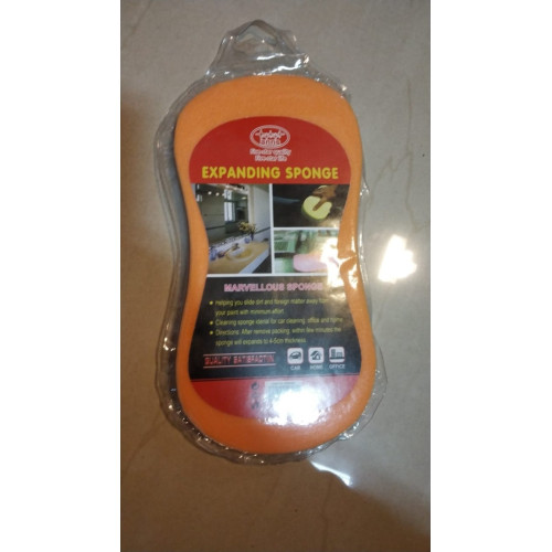 Cleaning Sponge Expandable -HM0182-Orange
