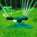 BKR® 360° Automatic Rotating Garden Sprinkler with 45° Adjustable Arms | Durable ABS Material | Covers Up to 32 Feet | Efficient Lawn and Garden Watering System – LG0328 