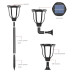BKR® Solar Powered Garden Flame /Wall Pillar Light LG0644