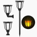 BKR® Solar Powered Garden Flame /Wall Pillar Light LG0644
