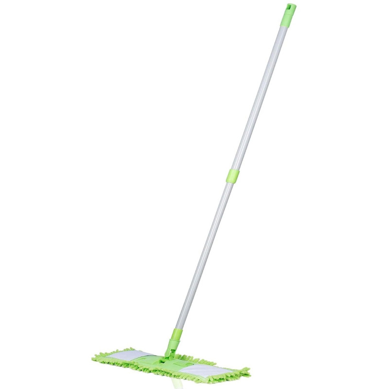 MOPS 360° Spin Broom with Microfibre Cloth – Super Absorbent, Dry & Wet Floor Mop for Home and Office – Lightweight, Durable & Hypoallergenic Floor Cleaner-HM0030