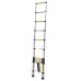 BKR Multi-Purpose Aluminum Telescopic Extension Ladder 10.5FT 3.2M Lightweight Foldable Step Ladder for Home and Professional Use- HM0677