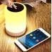 BKR Smart Touch Bluetooth Speaker Night Lamp – 5-in-1 Wireless LED Bedside Light, Touch Support, Color-Changing Mood Lamp with SD/AUX Support – Best Gift...- HM0709