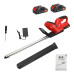 BKR Cordless Hedge Trimmer, 20V, 48 cm Dual Action Blade, 14mm Cutting Capacity, 4.0Ah Battery for Garden Trimming Lightweight Design with Safety Features and Accessories- LG1150