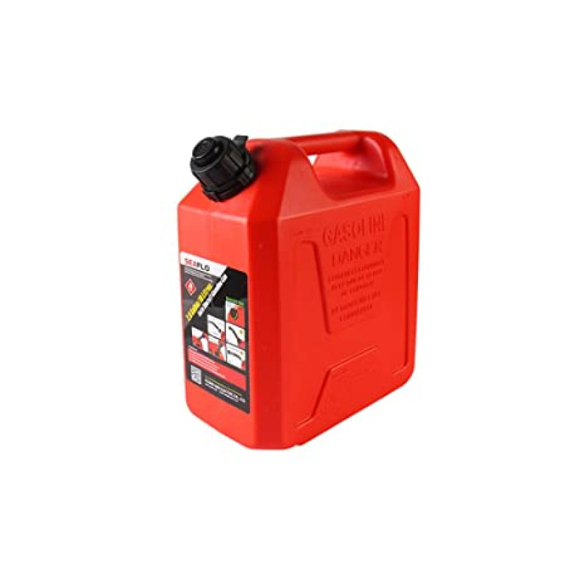 BKR® 10 Liter Plastic  Jerry Can, for Generators, Jeeps and Other Vehicles (11.5x7.5x15-inch)