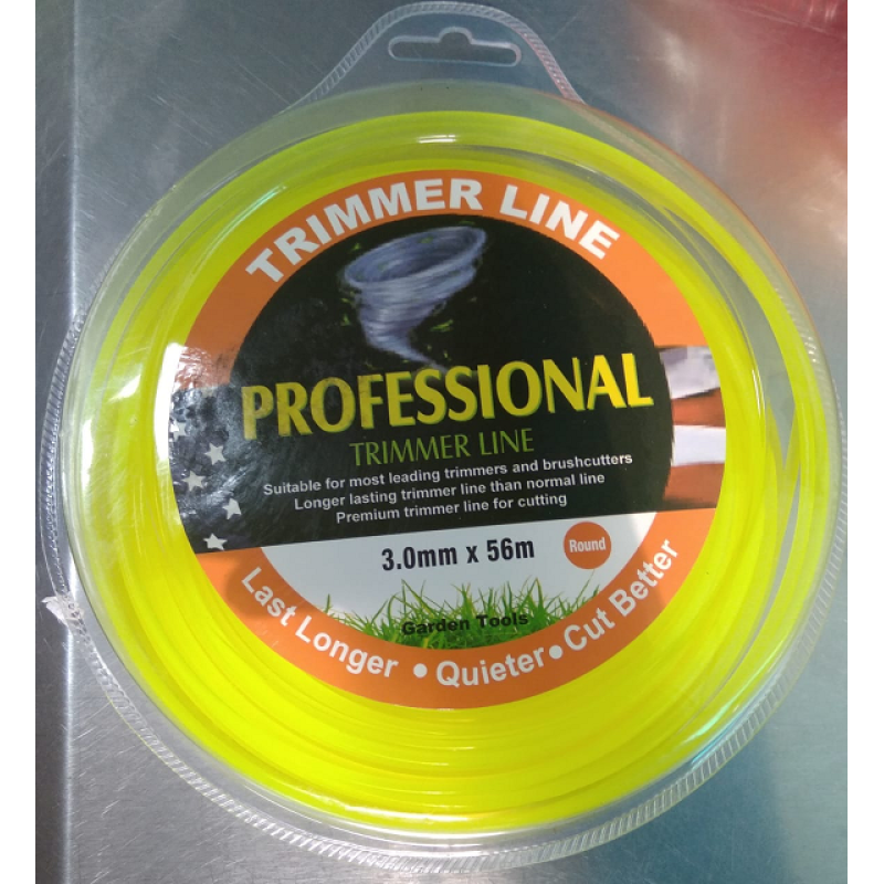 BKR Round Nylon Trimmer Brush Cutter Wire 56MTR -LG0552