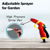 BKR Adjustable Garden Hose Spray Nozzle – Dual Mode Aluminum Sprayer with Ergonomic Lock Handle and Flow Regulator – LG0329 