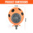 BKR 8-Function Ladybug Sprinkler – Adjustable Garden Water Sprayer with 8 Spray Patterns for Lawn & Plants- LG0379 