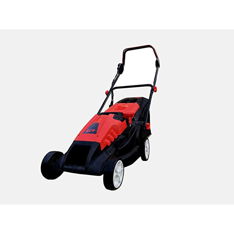 BKR® 16-Inch Electric Lawn Mower with Rotary Blade | 1600W Powerful Motor | Adjustable Cutting Height | 45L Grass Collection Box | 26-65mm Cutting Height Comes with 6 Months Manufacture Warranty LG0862