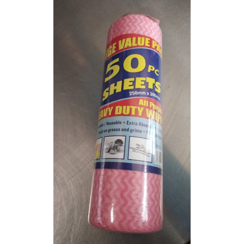 50 Pcs Cleaning Microfiber Cloth 250x300 mm-Pink