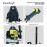 Kisankraft KK-LBV-650 Backpack Petrol Leaf Blower – 63cc 2-Stroke Engine with 300 L/sec High Air Volume for Powerful Outdoor Cleaning- LG0018