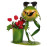 Wonderland Gangnam Frog with Specs Planter/Pot (Home Decor, Garden Planter, Kids Decor)-LG0140