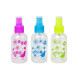BKR 3 Pc Cute Bear Floral Spray Bottles – Refillable 150ml Fine Mist Bottles for Perfume Toner Sanitizer Travel Use – Multicolor Transparent Design - TR0014
