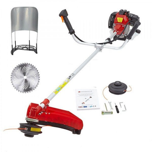BKR® Petrol Brush Cutter 52cc & 2.4 Hp Power with Padyguard LG0495