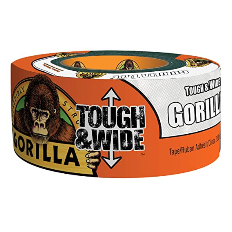 Gorilla White Tough & Wide Duct Tape 2.8 Inch x 25 Yards