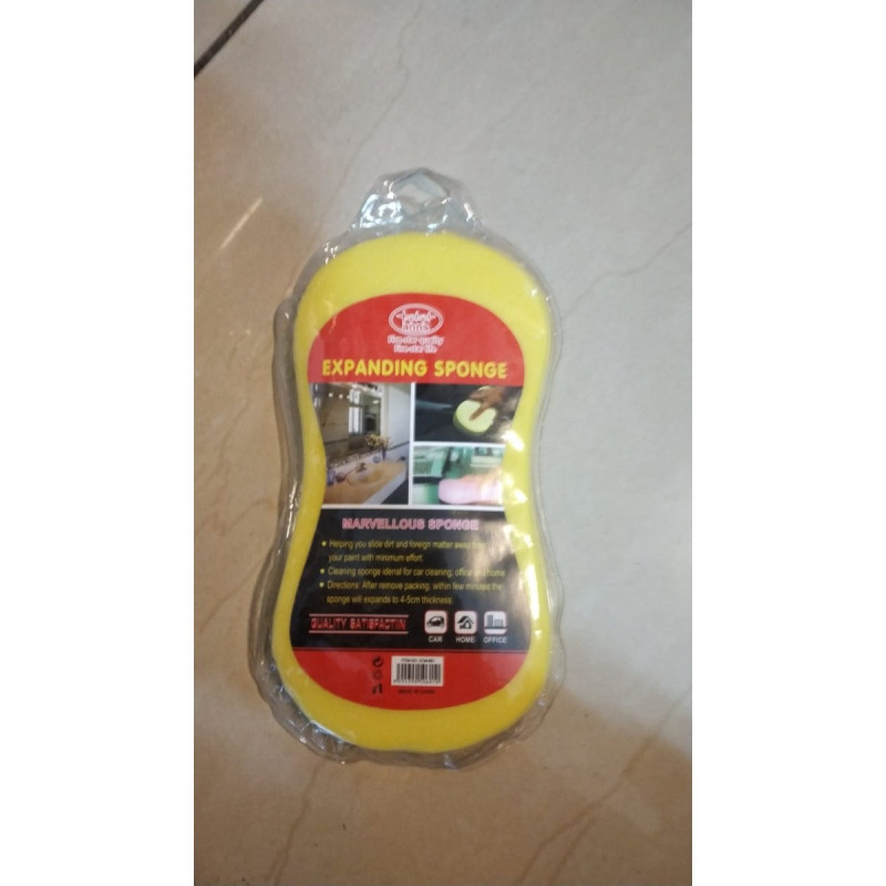 Cleaning Sponge Expandable -HM0182-Yellow