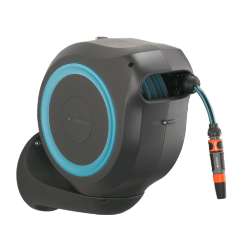 GARDENA 18610-20 Wall-Mounted Hose Box RollUp M, 20m