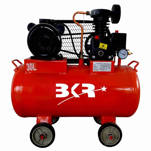 BKR® Iron Portable Air Compressor Specially with Induction Motor 30Ltr  WS0525