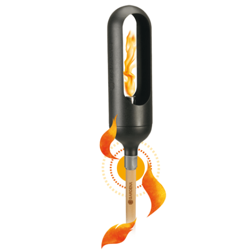 GARDENA 11360-30 ClickUp  Torch Fireplace with Handle