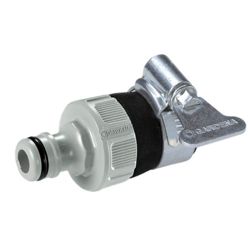 GARDENA 2908-20 Universal Tap to Hose connector with clamp 1/2"