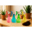 BKR Versatile Sprinkling Spray Bottle 4 pack– Multi-Color Handheld Spray Bottle for Plants, Cleaning, and Home Use, TR0012