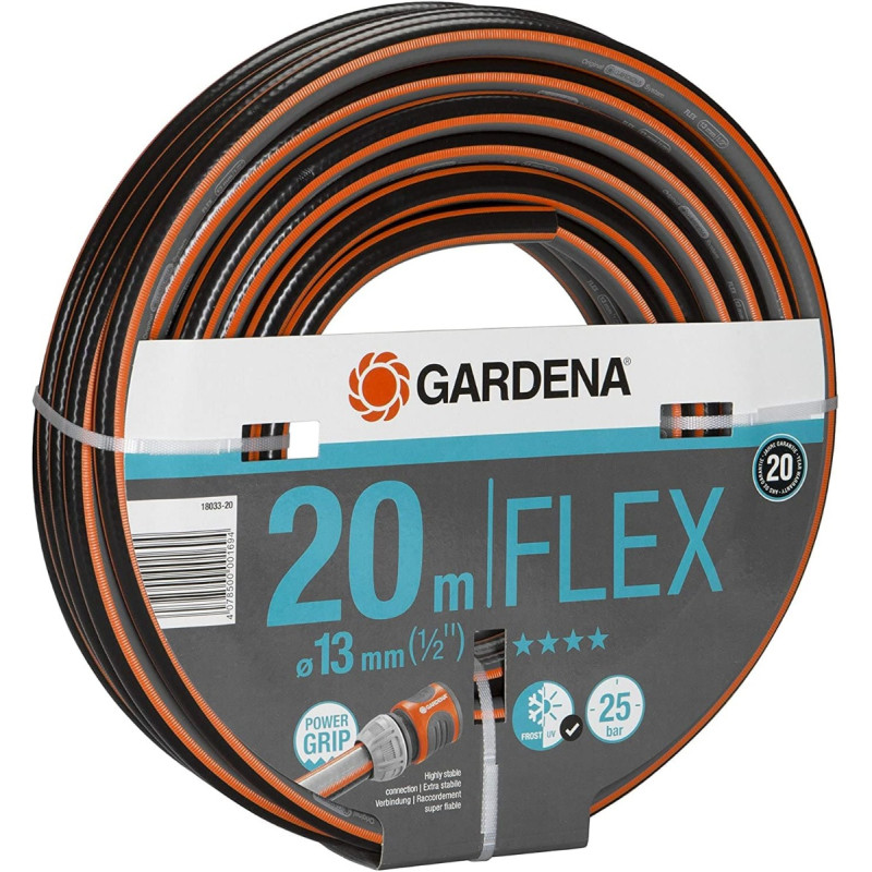 GARDENA 18033-20 Comfort FLEX Garden Hose Pipe 1/2" x 20 mtr