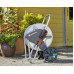 GARDENA 18542-20 Metal Storage Saving Frost Proof M Hose Reel Set
