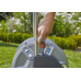 GARDENA 18542-20 Metal Storage Saving Frost Proof M Hose Reel Set