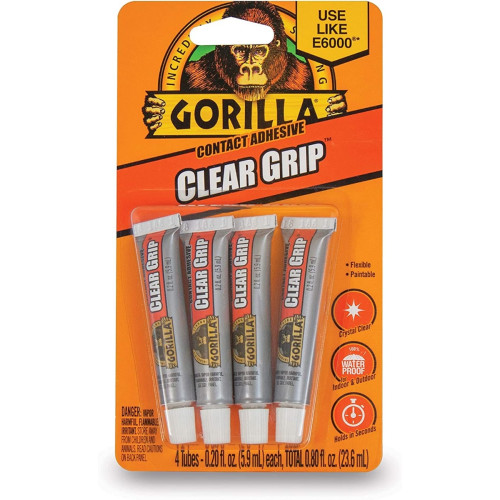 Gorilla clear grip 4 Pack 0.2OZ