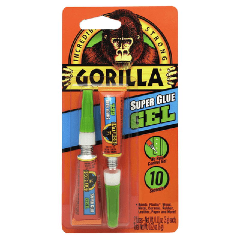 Gorilla Super Glue Gel 2x3g Pack HM0530