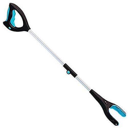 BKR® Grab It Ratcheting Tool with LED Folding Grabber Stick Grab It Pick up Helping Hand Grabber LG0645