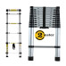 BKR® Exclusive Telescopic Foldable Aluminum Ladder 2M – Lightweight, High-Strength, Compact & Portable
