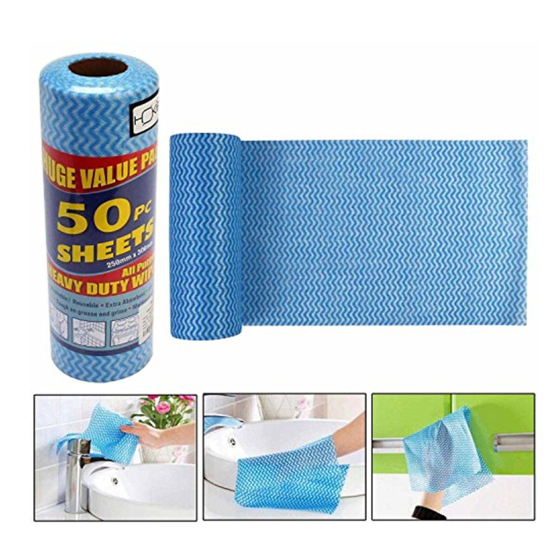 50 Pcs Cleaning Microfiber Cloth 250x300 mm