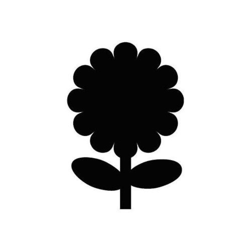 SILHOUETTE CHALKBOARDS- FLOWER DESIGN-HM0354