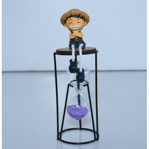 Jagan Hardware Exclusive Home Décor Boy On Sand Timer Show Piece for Decoration- Elegant Antique Piece for Decoration – HM0421