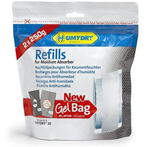 Humydry 3D Hanging Bag Cupboard Refill Pack of 2 Made In Spain HM0593