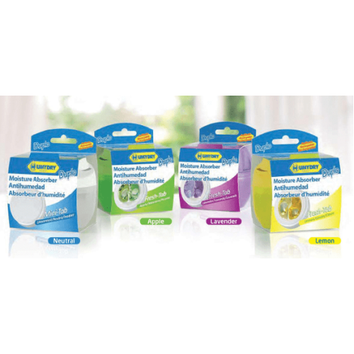 Humydry Duplo Moisture Absorber and Air Freshener 75g - Made in Spain (Lavender) 