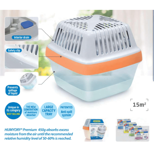 HUMYDRY Premium Plus 450g Moisture Absorber Made In Spain HM0589 