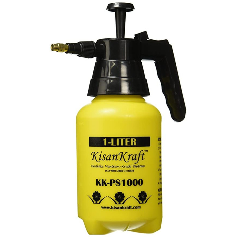 KisanKraft KK-PS1000 Manual Sprayer (1 Litre, Color May Vary,) - LG0261