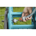 GARDENA 18511-20  AquaRoll M Storage Saving Frost Proof Hose Reel With Wheels 