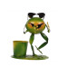 Wonderland Gangnam Frog with Specs Planter/Pot (Home Decor, Garden Planter, Kids Decor)-LG0140