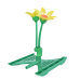 BKR® Plastic garden decorative rotary flower sprinkler with base – LG0337 
