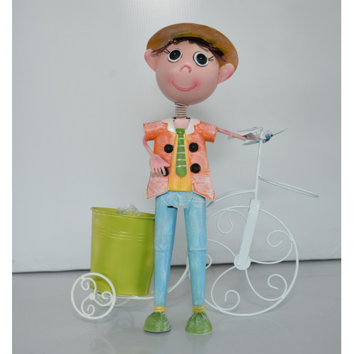 Cycle With Pen / Flower stand Decoration small- 2 assorted Models - LG0368