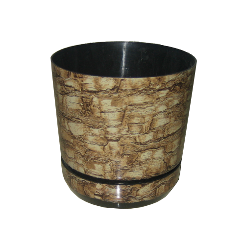 BKR® JAGAN HARDWARE Exclusive MATALICA Pot 5" with Bottom Plate 2 PCS Set LG0442