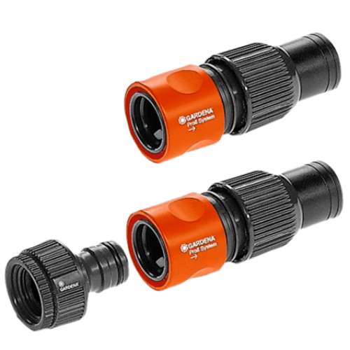 GARDENA 1505-23 Profi Maxi-Flow System Connector Set