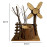BKR® Wooden Windmill Showpiece Stand – Unique Flower Pot Pen Stand for Home Office Decor and Gift for Garden Lovers LG0675