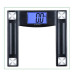 High Accuracy Digital Weigh Scale with 4.3" Large Backlight Display and Step-on Technology, Black- HM0197